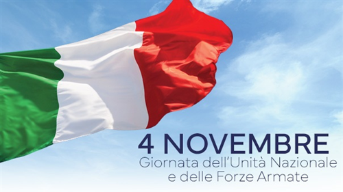 4 Novembre 2025 - Giorno dell'Unità Nazionale e delle Forze Armate