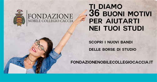 Borsa di Studio - Fondazione Nobile Collegio Caccia