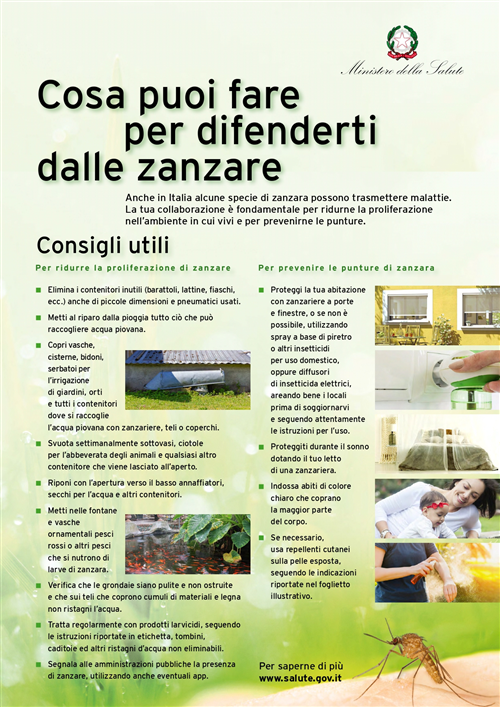Misure di prevenzione, sorveglianza e risposta alla circolazione del virus West Nile-USUTU, trasmesso dalla zanzara culex