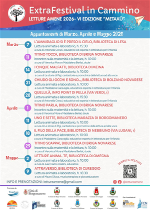 ExtraFestival in Cammino - Letture Amene - VI Edizione "METAXU' "