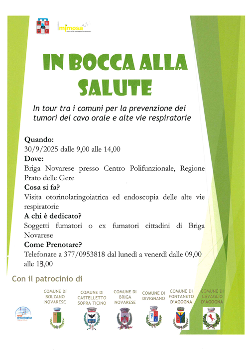30/09/2025 - In bocca alla salute